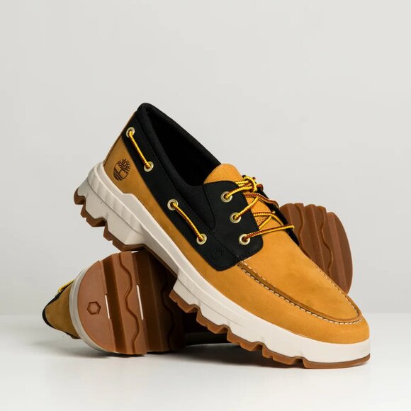 Timberland Authentic Boat Shoe Mens 12 NUBUCK OXFORD WHEAT BLACK NEW TB0A2AK5231 - Picture 10 of 10
